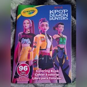 Crayola K-Pop Demon Hunters Coloring Book